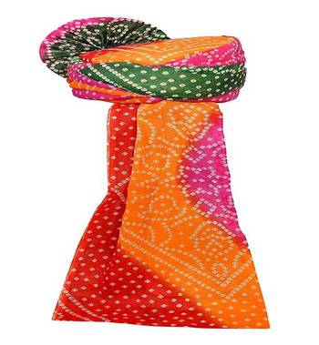 Zaridhar || Special Jaipuri Pagdi/ Turban Wedding/function for Men & Women (Free Size) II Pack of 10 || Multicolor 3