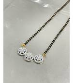 Yellow diamond mangalsutra