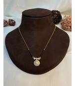 Yellow diamond mangalsutra