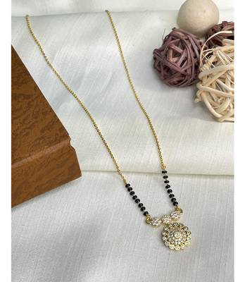 Yellow diamond mangalsutra 3