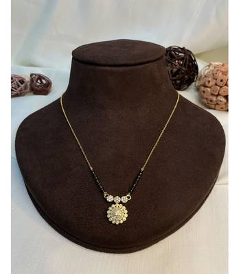Yellow diamond mangalsutra 4