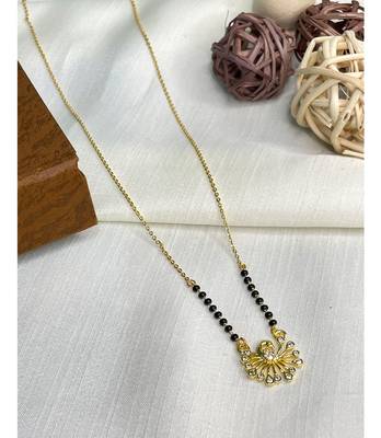 Yellow diamond mangalsutra 4