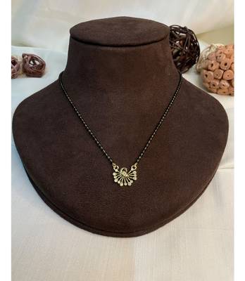 Yellow diamond mangalsutra 1
