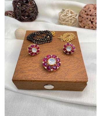 Yellow diamond mangalsutra 1