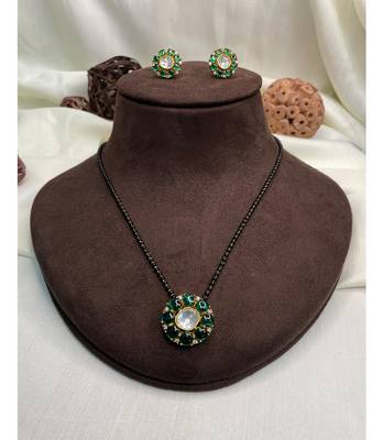 Yellow diamond mangalsutra 1