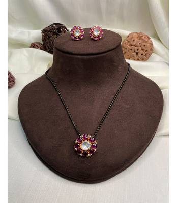 Yellow diamond mangalsutra 1