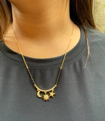 Yellow diamond mangalsutra 2
