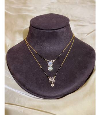 Yellow diamond mangalsutra 2