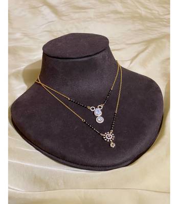 Yellow diamond mangalsutra 3