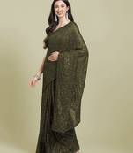Mahendi Sequin Saree
