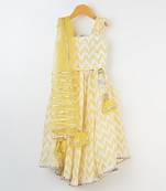 Ivory & Yellow Lehenga Set