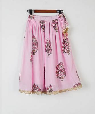 Pink One Shoulder Lehenga Set 4