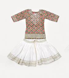 Grey Printed Cotton Sharara Set