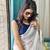 Navy Blue Georgette Party Wear Chikankari Blouse