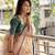 Green Jamawar Silk Party Wear Weaving Blouse