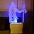 3D Illusion Mahadev Shadow With Trident LED Plug & Play Wall Lamp