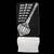 3D Illusion Ramrod With Name Jai Shree Ram LED Plug & Play Wall Lamp