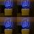 3D Illusion Effect Alha Multi Colour LED Night Lamp, Pack Of 4