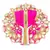 4.5" Holly Star Flower Pink Poshak