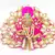 4.5" Holly Star Flower Pink Poshak