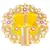 9'' Holy Star Flower Yellow Poshak
