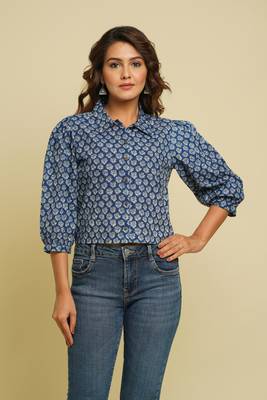 COTON PRINTED SHORT SHIRT 1