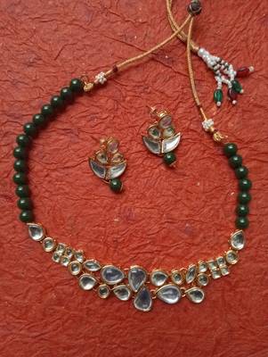 RozMili kundan Green chokers 1