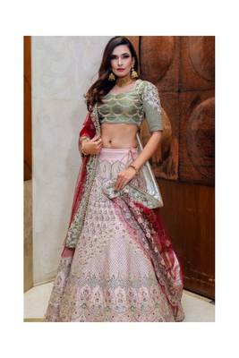 Soft Pink Lehenga Set 1