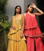 Blush Pink Two Tierred Kurta