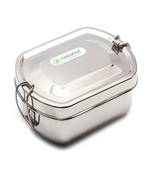 Coconut Stainless Steel Lunch Box 1 Container Rectangle Shape Single - 1 Unit - 16cm