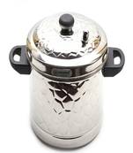 Coconut Stainless Steel Hammered Idly Cooker - 4 Plate - 16 - Idly