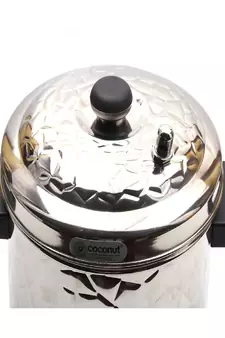 Coconut Stainless Steel Hammered Idly Cooker - 4 Plate - 16 - Idly