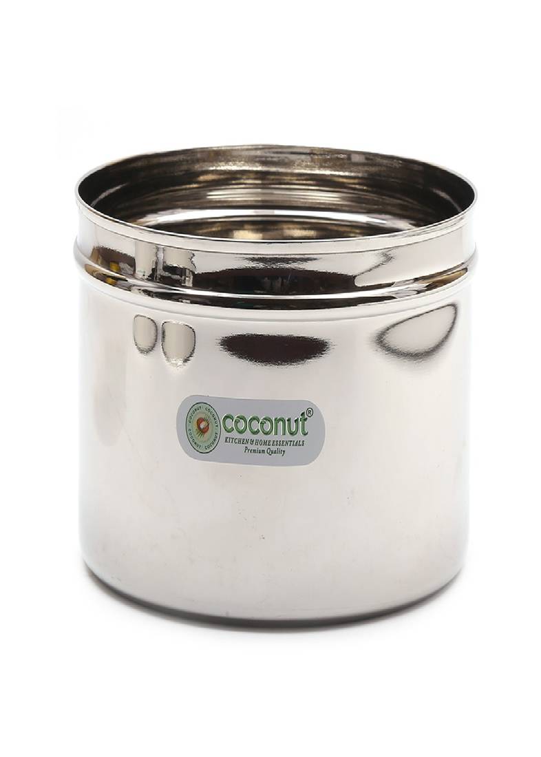 Coconut Stainless Steel Dabba/Storage Box - set of 3 - 350ml, 500ml, 750ml
