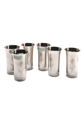 Coconut Stainless Steel Vertical Water Pot/Container with Tap - 1 PC (Capacity: 10 litres) 1