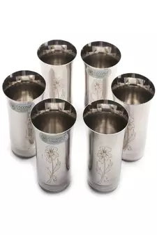 Coconut Stainless Steel Vertical Water Pot/Container with Tap - 1 PC (Capacity: 10 litres)