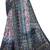 Multicolor embroidered net saree with blouse