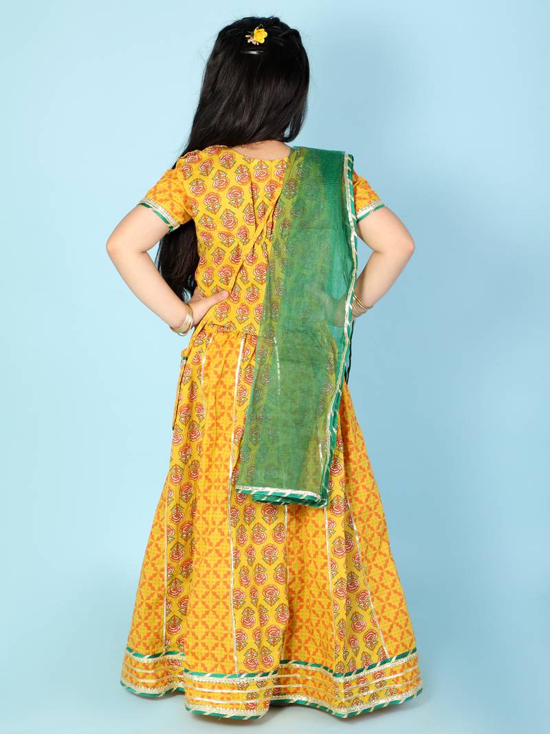 KID1 Baani Block Print Lehenga Choli