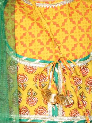 KID1 Baani Block Print Lehenga Choli 3