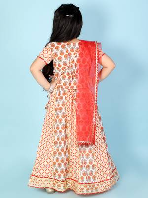 KID1 Baani Block Print Lehenga Choli 2