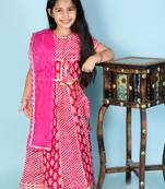 KID1 Baani Block Print Lehenga Choli