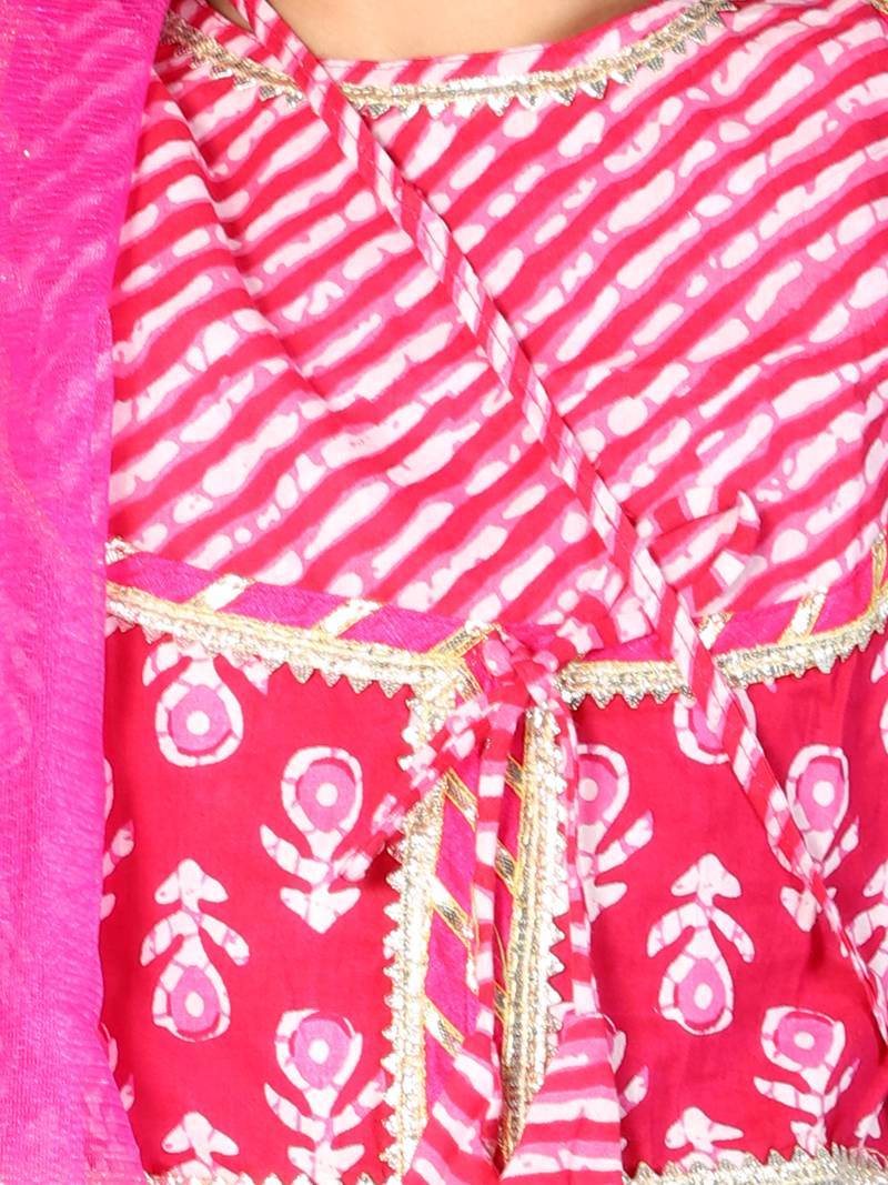 KID1 Baani Block Print Lehenga Choli