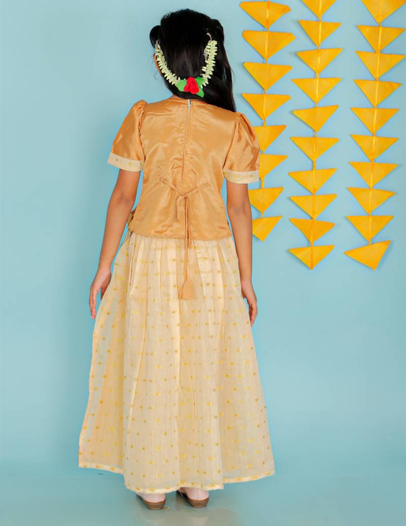 KID1 Pavda Pattu Lehenga