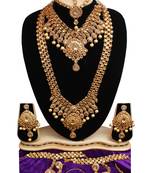 Brown cubic zirconia bridal-kamarband