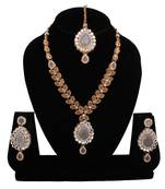 Grey cubic zirconia necklace-sets