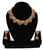 Green cubic zirconia necklace-sets