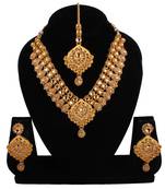 Brown cubic zirconia necklace-sets