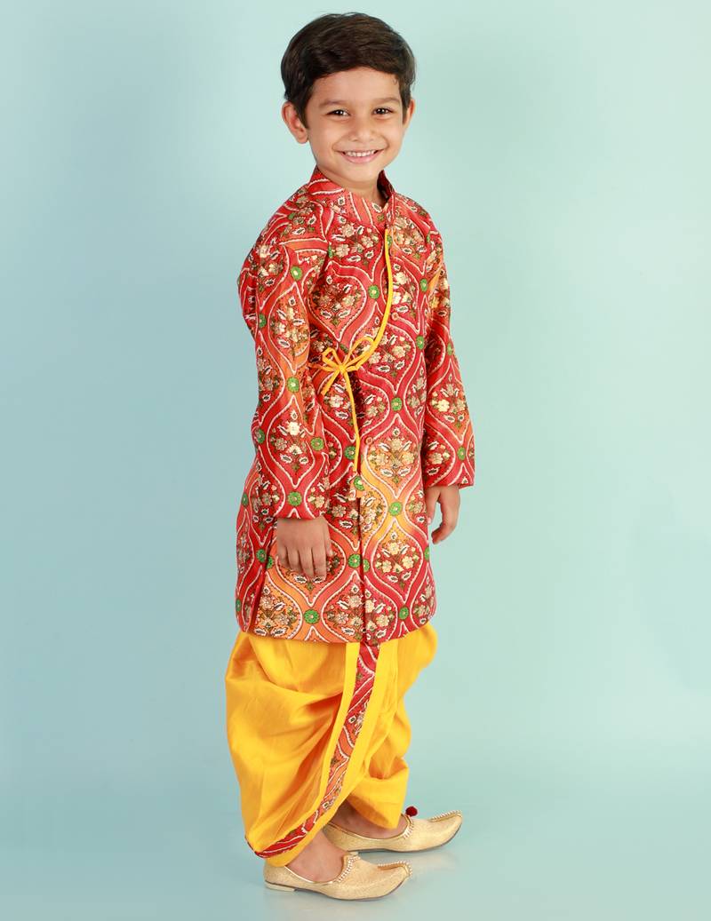 KID1 Festive Nitara Sherwani Dhoti