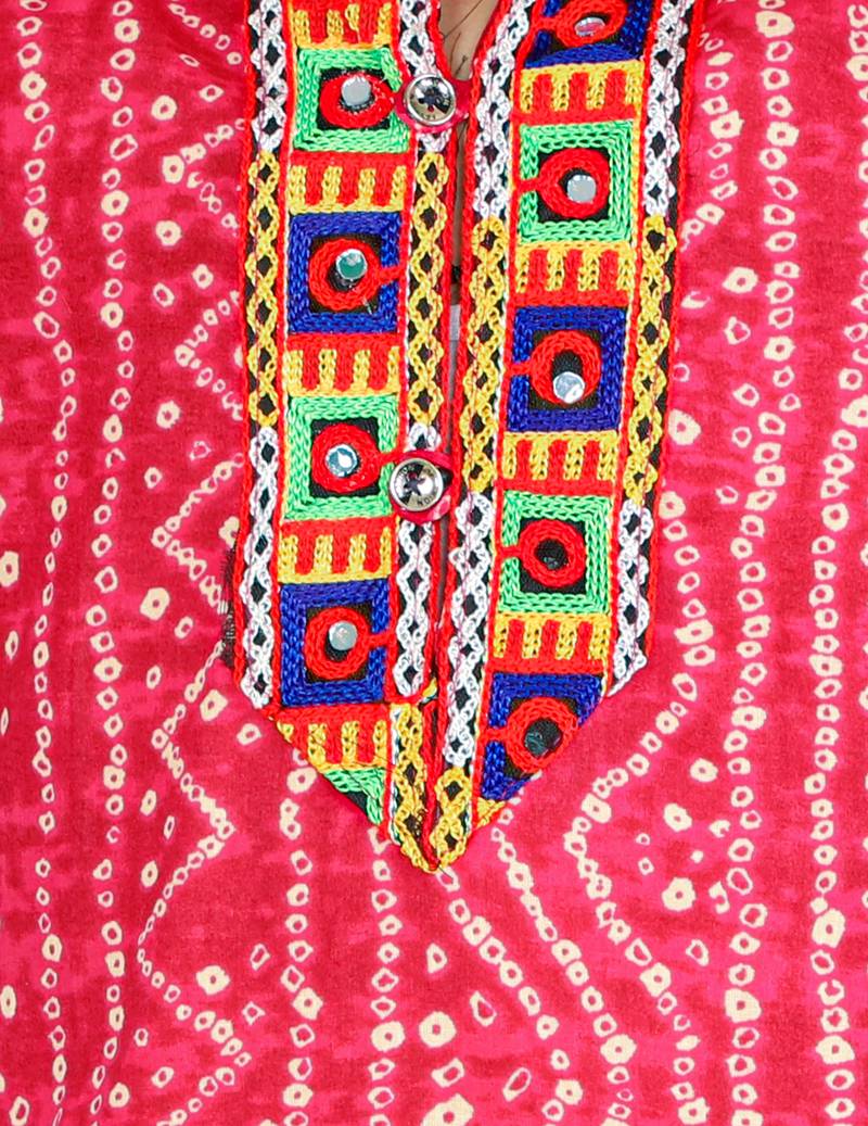 KID1 Bandhani Print Kurta Pajama
