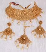 Brown cubic zirconia necklace-sets