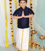 KID1 Boys Veshti Mundu Set